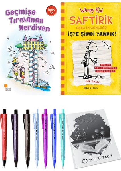 Saftirik 4 Işte Şimdi Yandık! ve Geçmişe Tırmanan Merdiven 2'li Set - Kalem