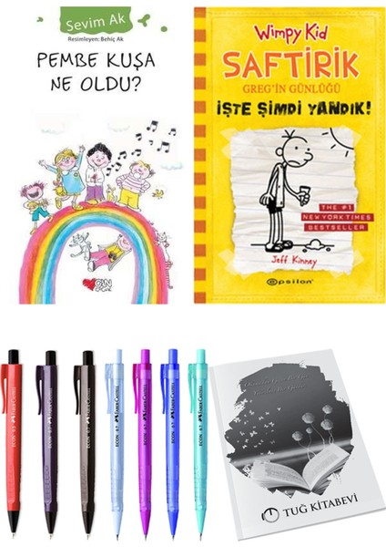 Saftirik 4 Işte Şimdi Yandık! ve Pembe Kuşa Ne Oldu? 2'li Set - Kalem