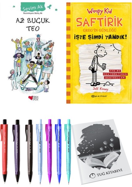 Saftirik 4 Işte Şimdi Yandık! ve Az Buçuk Teo 2'li Set - Kalem