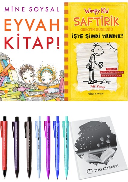 Saftirik 4 Işte Şimdi Yandık! ve Eyvah Kitap! 2'li Set - Kalem