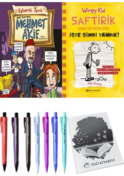 Saftirik 4 Işte Şimdi Yandık! ve Milli Şairimiz Mehmet Akif 2'li Set - Kalem