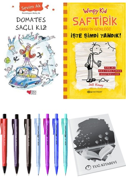 Saftirik 4 Işte Şimdi Yandık! ve Domates Saçlı Kız 2'li Set - Kalem