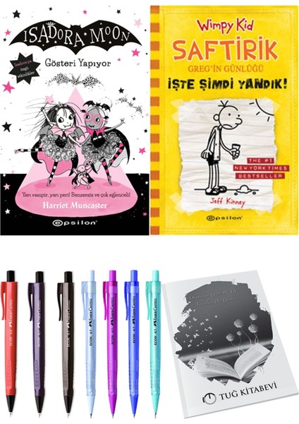 Saftirik 4 Işte Şimdi Yandık! ve Isadora Moon 9 Gösteri Yapıyor 2'li Set - Kalem