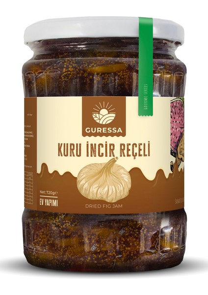 Kuru İncir Reçeli 720 gr Doğal Ev Yapımı