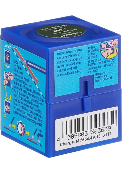 - Su Bazlı Maket Boyası Koyu Yeşil Ipek 18 ml (36363)
