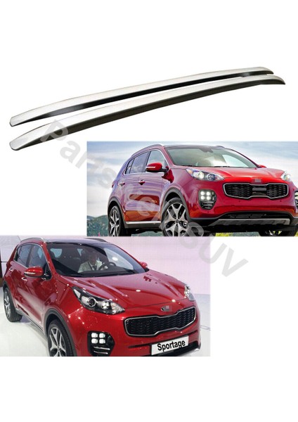 Kia Sportage Uyumlu Tavan Çıtası 2015-2021 Arası Silver Gümüş Gri Orjinal Ürün