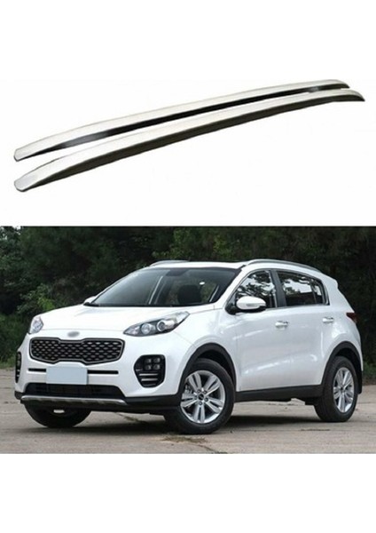 Kia Sportage Uyumlu Tavan Çıtası 2015-2021 Arası Silver Gümüş Gri Orjinal Ürün