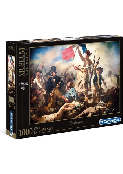 - 1000 Parça Museum Collection Yetişkin Puzzle - Delacroix “liberty Leading The People”