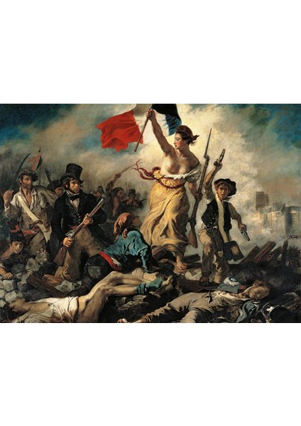 - 1000 Parça Museum Collection Yetişkin Puzzle - Delacroix “liberty Leading The People”