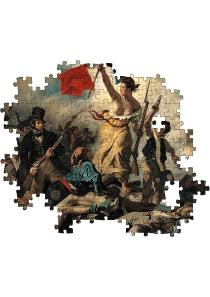 - 1000 Parça Museum Collection Yetişkin Puzzle - Delacroix “liberty Leading The People”