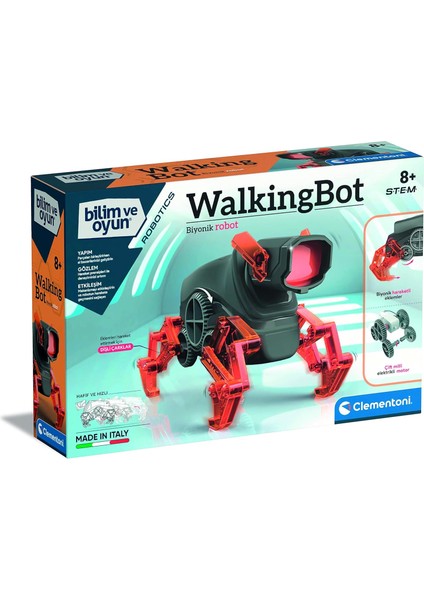 - 64441 - Robotik Laboratuvarı - Walkingbot, 40 Parça, 27.6 x 6 x 18.8 cm