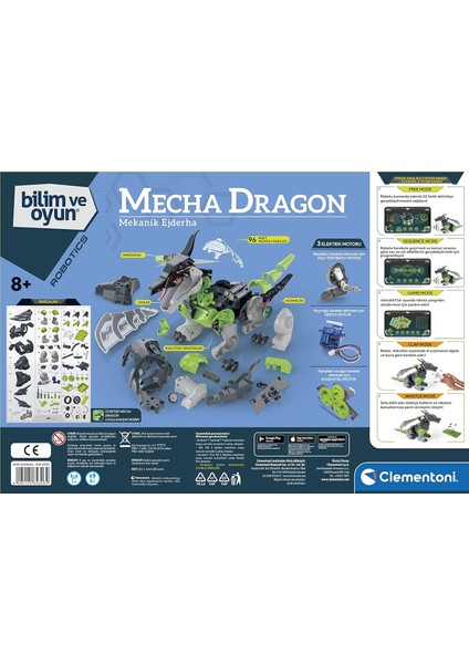 64326 Robotik Laboratuvarı, Mecha Dragon, Bilimsel Oyuncak, Multicolor modelleri