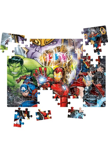 - 104 Parça Brilliant Puzzle - Marvel modelleri