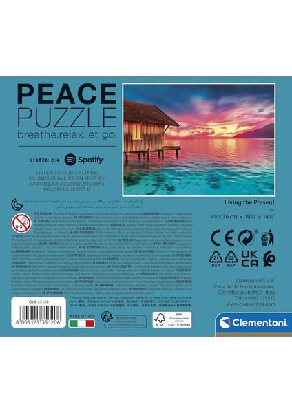 - 500 Parça Peace Puzzle Yetişkin Puzzle - Living The Present - 35120 modelleri