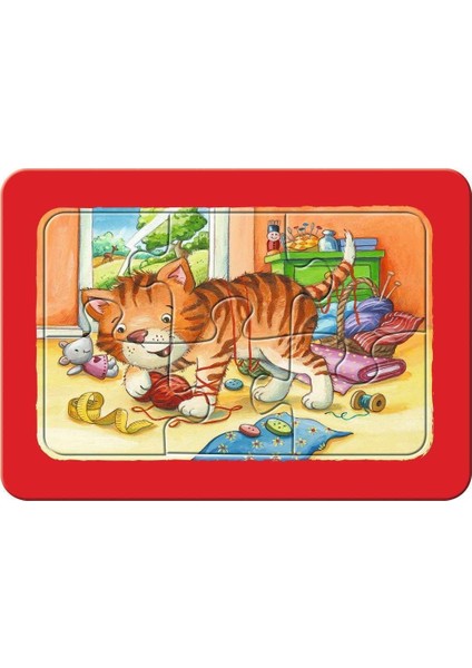 Çer Puzzle, Animal Friends, 3x6 Parça fırsatları