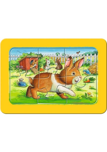 Çer Puzzle, Animal Friends, 3x6 Parça indirimleri