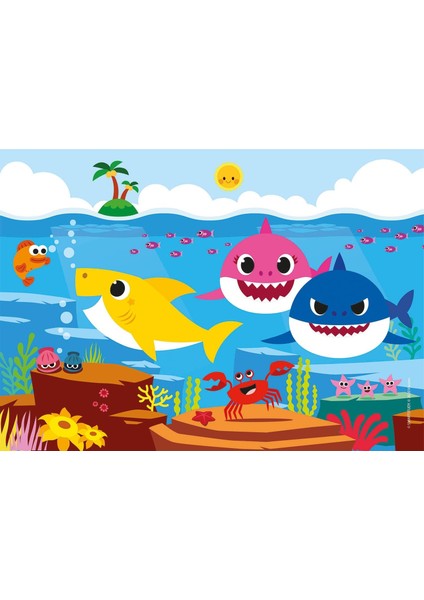 - 2X20 Parça Puzzle - Baby Shark