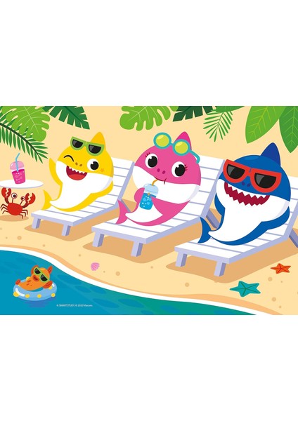 - 2X20 Parça Puzzle - Baby Shark