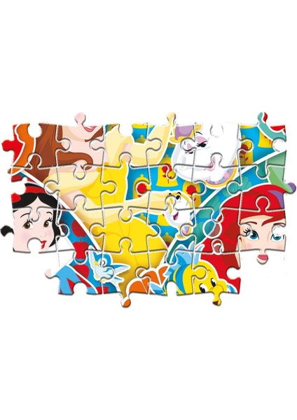 - 2X20 Parça Puzzle - Princess
