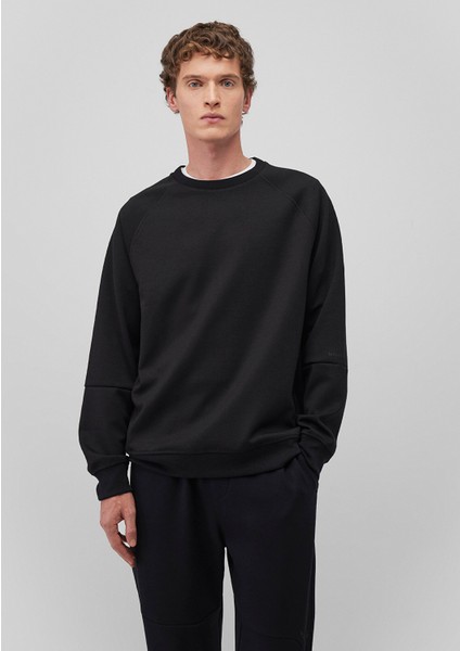 Bisiklet Yaka Siyah Basic SWEATSHIRT0S10295-900