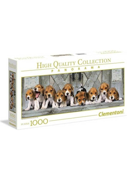 - 1000 Parça High Quality Collection Panorama Yetişkin Puzzle - Beagles