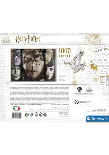 - 1000 Parça Harry Potter Yetişkin Puzzle - Brief Case - 2 - 39655