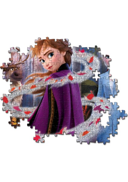 - 104 Parça Glitter Puzzle - Frozen 2 - 1