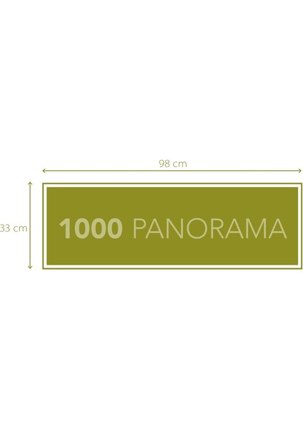 - 1000 Parça Batman Yetişkin Puzzle - Panorama