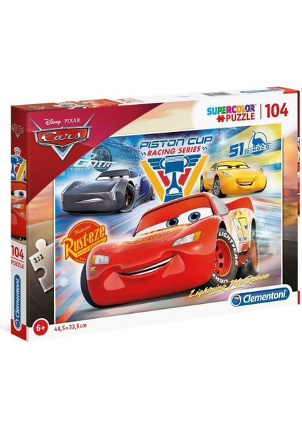 - 104 Parça Puzzle - Cars