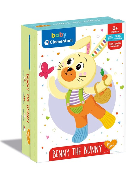 17760 Baby Clementoni - Yumuşacık Tavşancık 1-4 Yaş