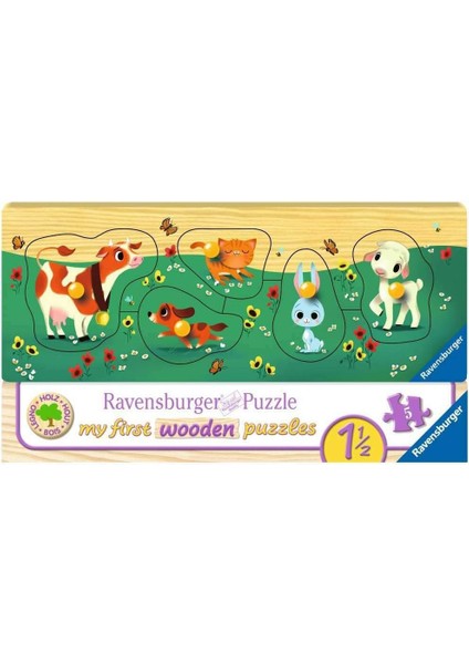 03235 – Hayvan Severler En Sevdiğim, My First Wooden Puzzle