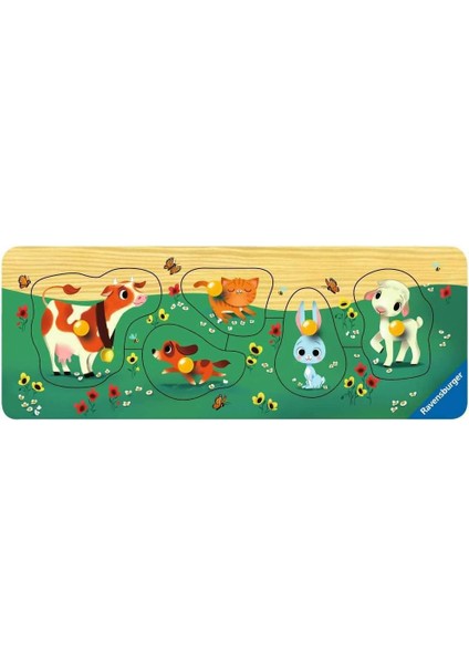 03235 – Hayvan Severler En Sevdiğim, My First Wooden Puzzle