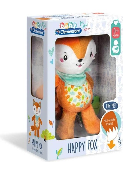 Clementoni-Baby Clementoni Aktiviteli Peluş Tilki