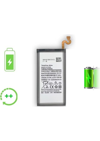 Samsung Galaxy Note 9 N960F ile Uyumlu Güclendirilmis Pil Batarya