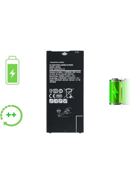 Samsung Galaxy J4 Plus J415 ile Uyumlu Güclendirilmis Pil Batarya