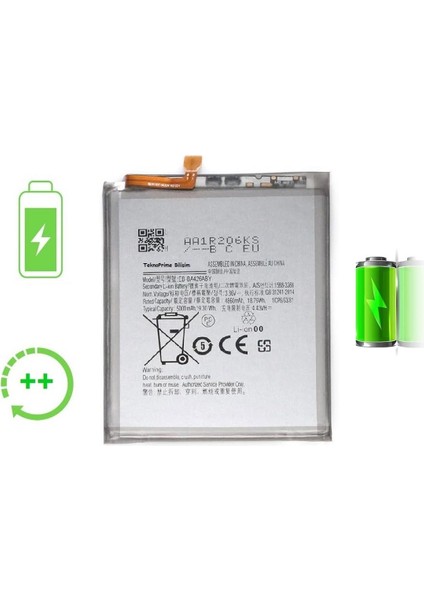 Samsung Galaxy A72 A725F ile Uyumlu Güclendirilmis Pil Batarya