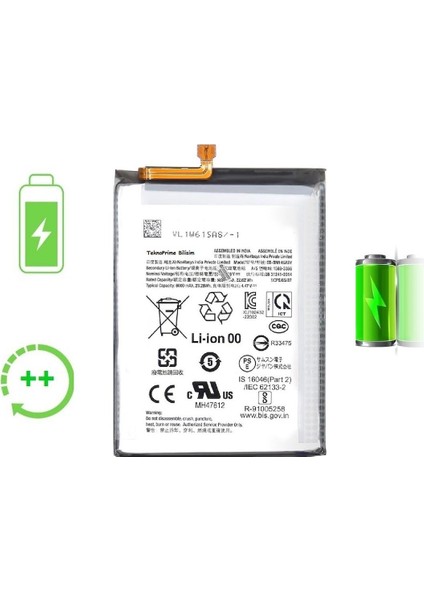 Samsung Galaxy M34 5g M346 ile Uyumlu Güclendirilmis Pil Batarya