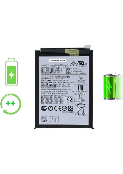 Samsung Galaxy A03 A305 ile Uyumlu Güclendirilmis Pil Batarya