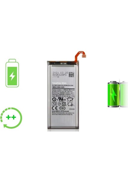 Samsung Galaxy J6 2018 J600F ile Uyumlu Güclendirilmis Pil Batarya