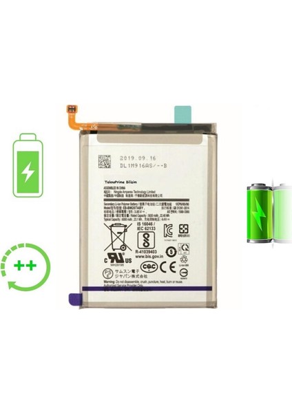 Samsung Galaxy M21 M215F ile Uyumlu Güclendirilmis Pil Batarya