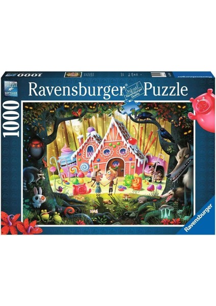Hansel And Gretel Dikkat Edin! Yetişkinler Için 1000 Parça Yapboz - 16950 - Her Parça B