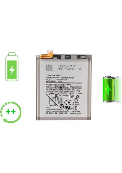 Samsung Galaxy S10 Lite G970F ile Uyumlu Güclendirilmis Pil Batarya