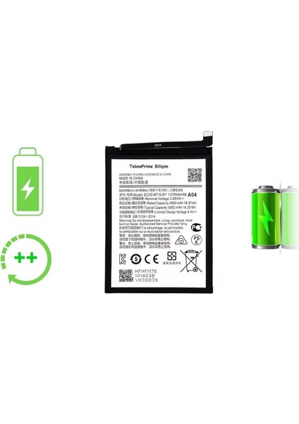 Samsung Galaxy A04 A04E M04 ile Uyumlu Güclendirilmis Pil Batarya