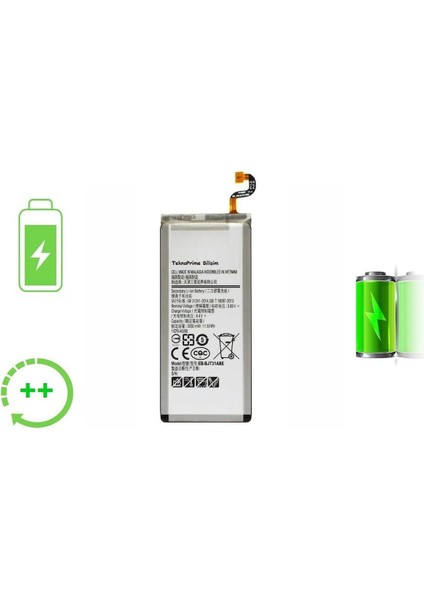 Samsung Galaxy C8 C7100 ile Uyumlu Güclendirilmis Pil Batarya