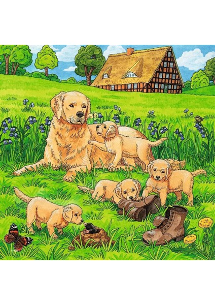 Puzzle 08002 – Tatlı Kedi ve Köpek