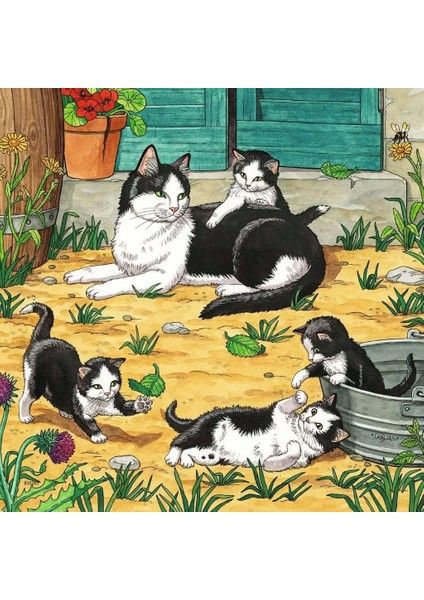 Puzzle 08002 – Tatlı Kedi ve Köpek