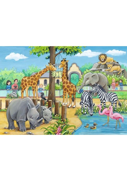 2 x 24 Parça Yapboz Zoo (78066)