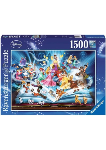163182 Wd Hikaye Kitabı Yetişkin Puzzle, 1500 Parça, Çok Renkli