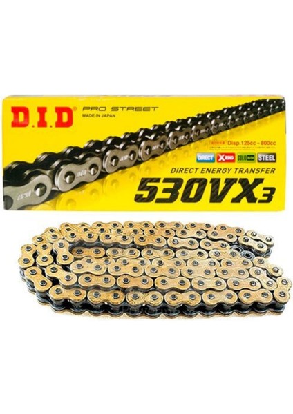 DID-530VX3 (GOLD)-110 Zincir Suzukı Gsx-R 1000CC (2001-2006)