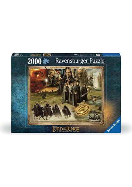 169276 2000 Parçalı Puzzle Lotr Yüzük Kardeşliği, Renkli